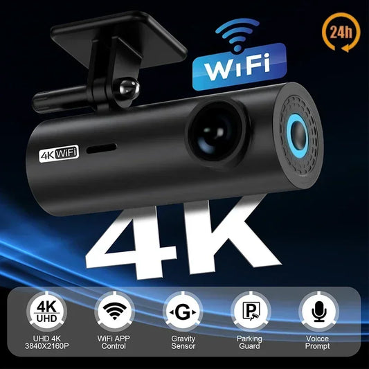 4K Dash Cam for Cars Front and Rear View Camera for Vehicle